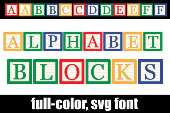 Alphabet Blocks: A Playful, Professional Design Asset