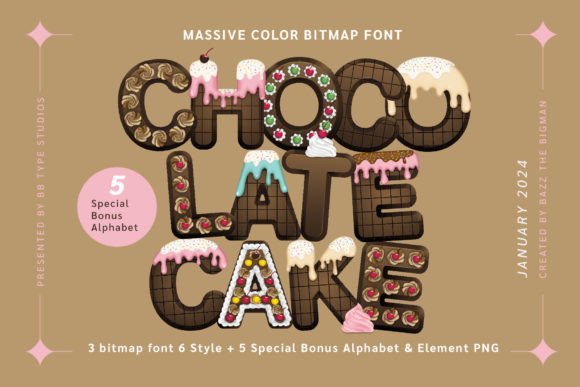 Chocolate Cake: A Font for Warm & Vibrant Design