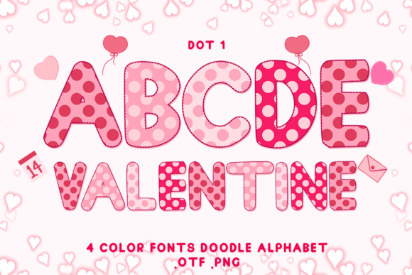 Dot 1: Adorable Color Fonts for Creative Projects