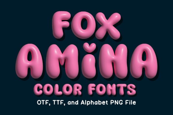 Fox Amina: Elevate Your Creative Projects with This Charming Color Font