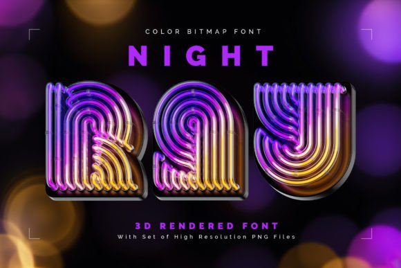 Illuminate Your Designs: The Night Ray Font