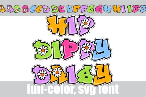 Infuse Retro Personality with the Hip Dippy Daisy Font