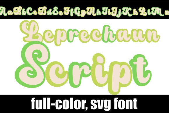 Leprechaun Script: A Vibrant 3D Font for Modern Design