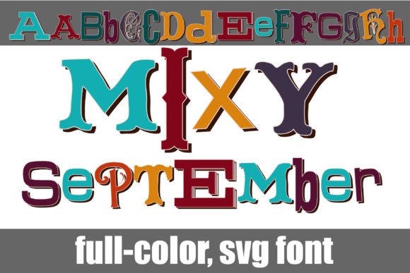 Mixy September: Autumn-Inspired Typography for Bold Designs