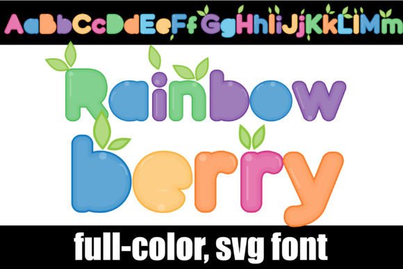 Rainbowberry: Vibrant Typography for Modern Design