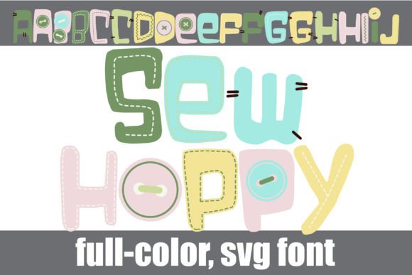 Sew Hoppy: Crafty Typography for Spring Designs