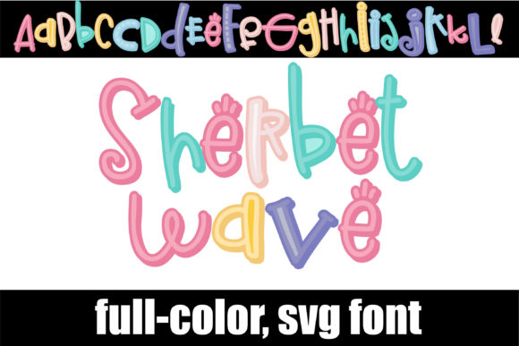 Sherbet Wave: A Whimsical Font for Modern Design