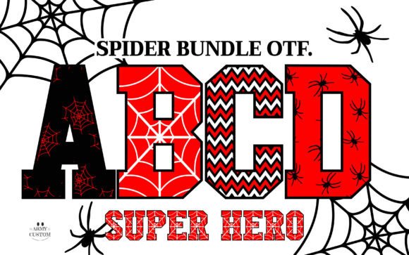 Spidervarsity Spider: A Bold Font for Dynamic Design