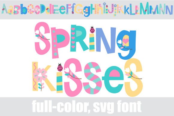 Spring Kisses: A Floral Font for Vibrant Branding