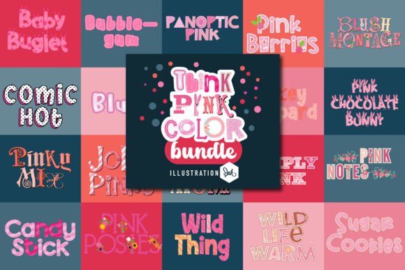Think Pink: Elevating Design with Vibrant Typography