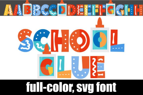 Unlocking Creativity with School Glue Typography